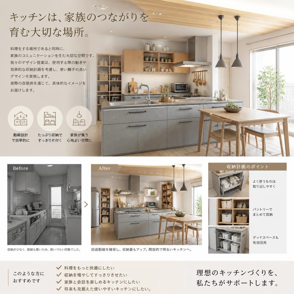キッチンリフォームの提案