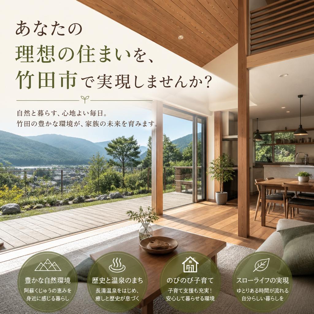 あなたの理想の住まいを、竹田市で実現しませんか？