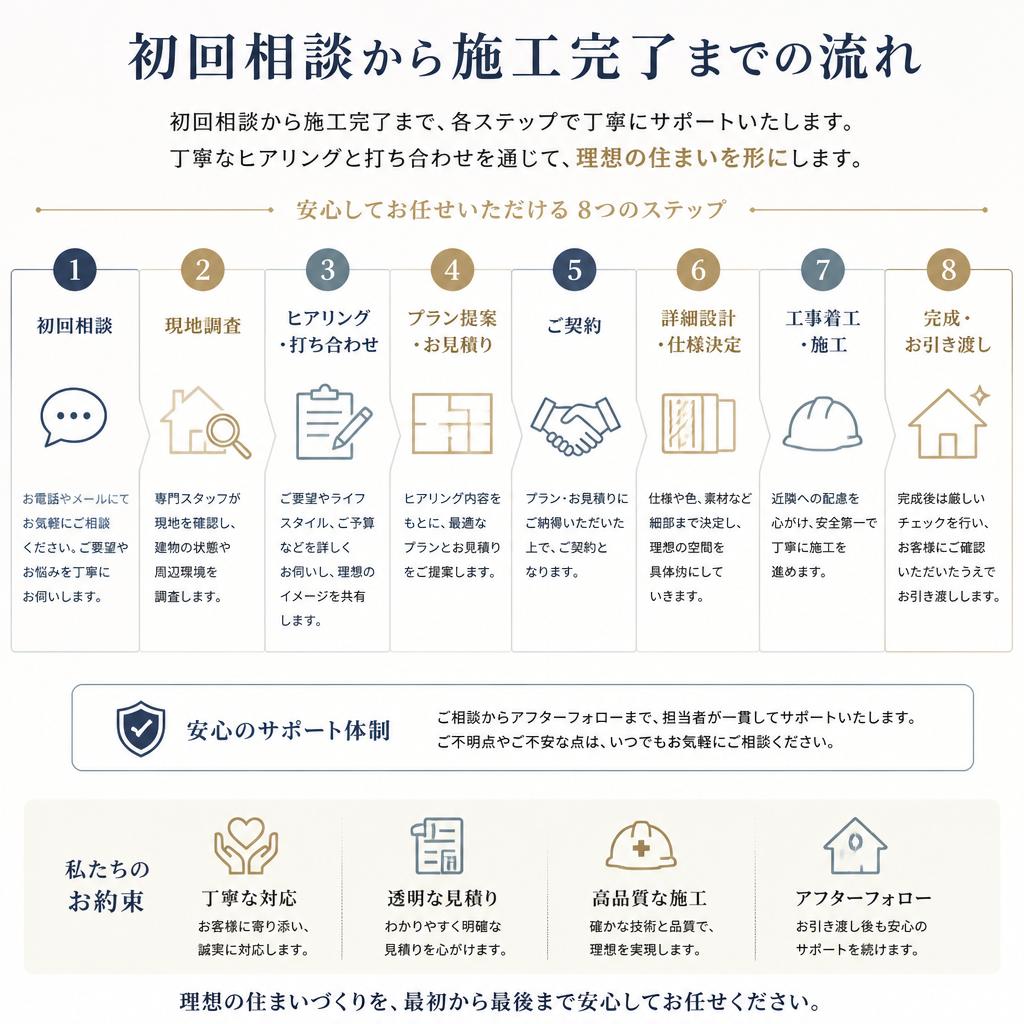施工プロセスのご紹介