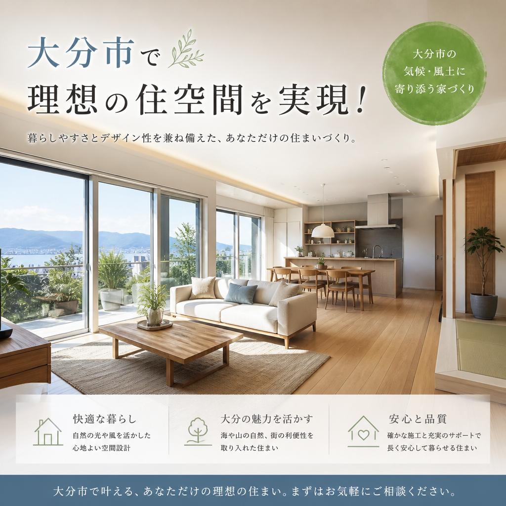 大分市で理想の住空間を実現！